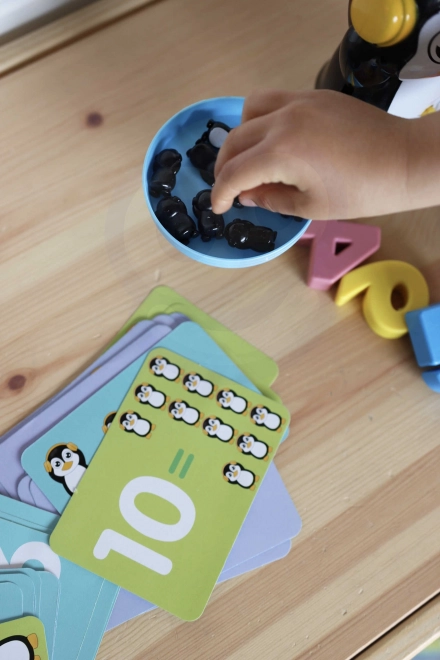 Woopie balansweegschaal met pinguïns voor het leren tellen