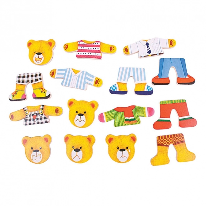 Bigjigs Toys Aankleedpuzzel Berenfamilie