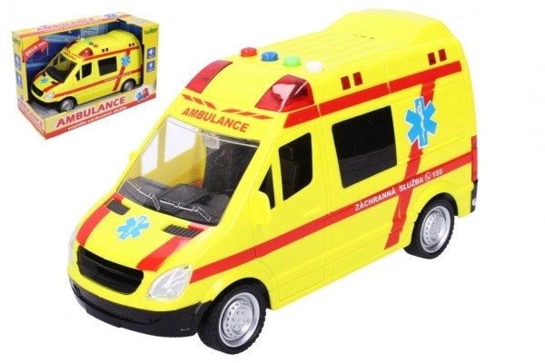 Ambulance met effecten 22 cm