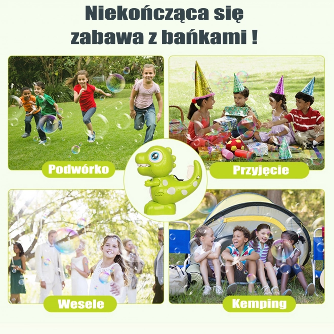 Dinosaurusbellenblaas voor kinderen