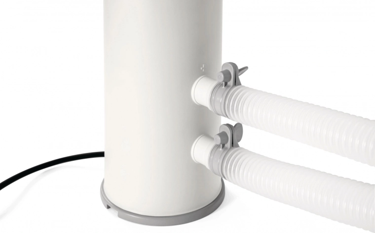 Dubbele slangpoorten met eenvoudige bevestiging