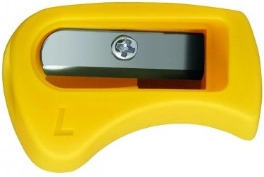 Puntenslijper voor linkshandigen STABILO EASYstart, geel