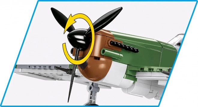 COBI 5724 II WW Morane-Saulnier MS.406, 1:32, 317 st, 1 f