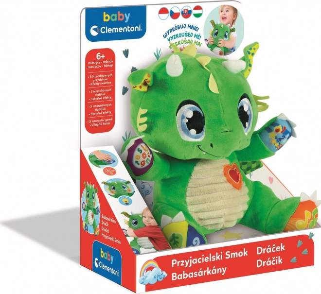 CLEMENTONI BABY Interactieve Draak CZ,SK,HU,PL