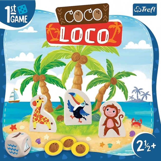 Coöperatieve bordspel Coco Loco voor kleine kinderen