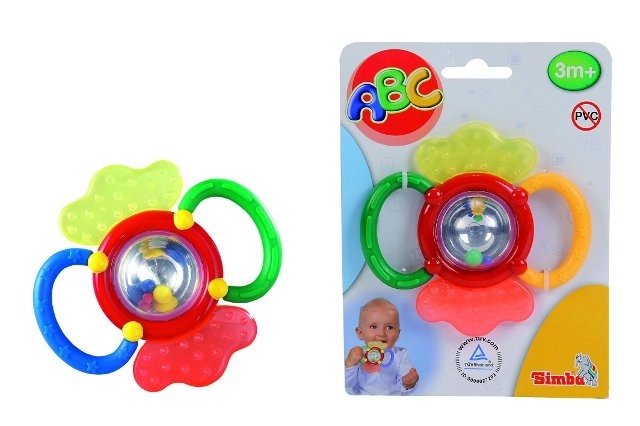 Rammelaar en bijtring in één, 12cm