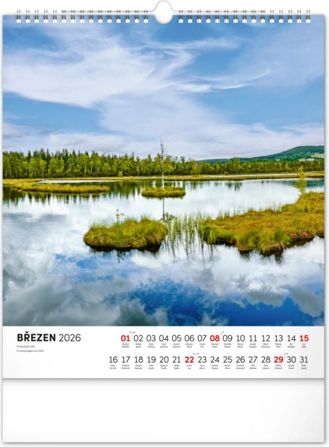 Muurkalender Šumava 2026