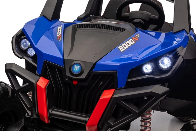 Elektrische kinderbuggy UTV-MX blauw