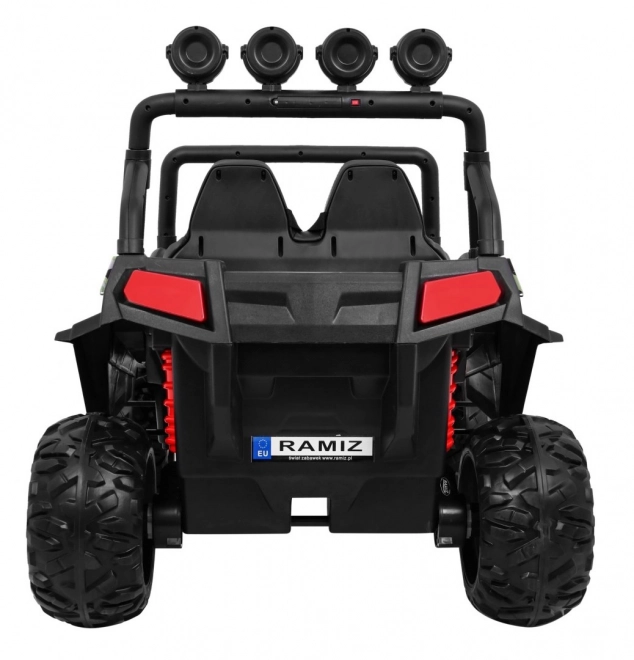 Kinder terreinwagen Grand Buggy 4x4 met camouflage, LED-verlichting en MP3-radio