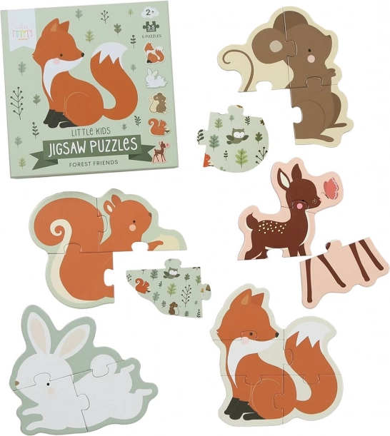 Puzzel Bosdieren voor Kinderen - A Little Lovely Company