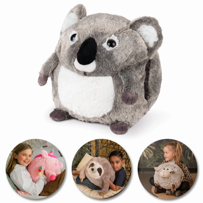 Verwarmend pluchen koala kussen 3 in 1