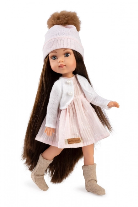 Realistische pop Penelope met volledig vinyl lichaam 34 cm