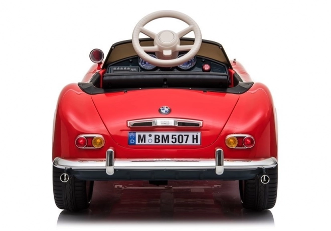 Accu auto BMW Retro rood