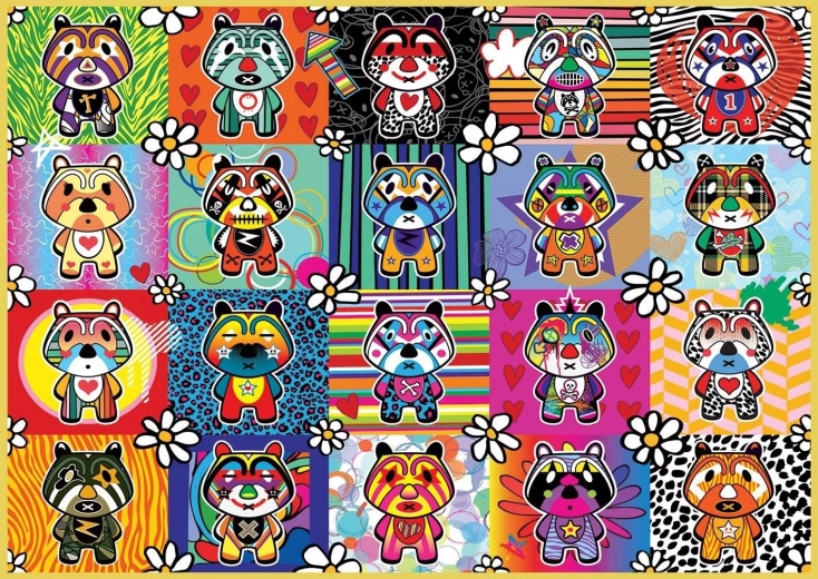 Puzzle Tantan en Momo 500 stukjes