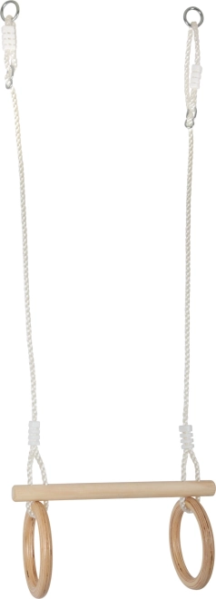 Small Foot Houten Trapeze met Gymnastiekringen 2-in-1