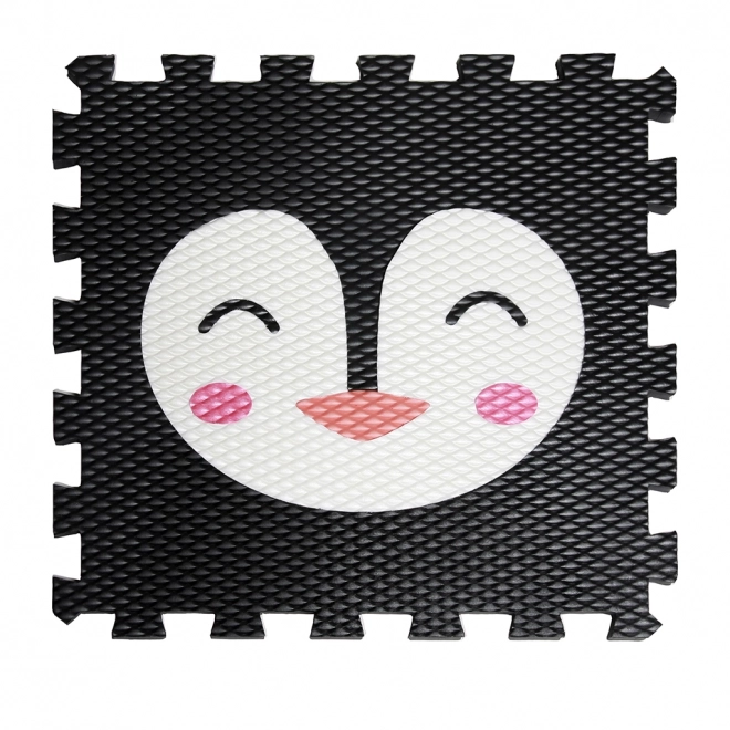 Minideckvloer Pinguïn - zwart
