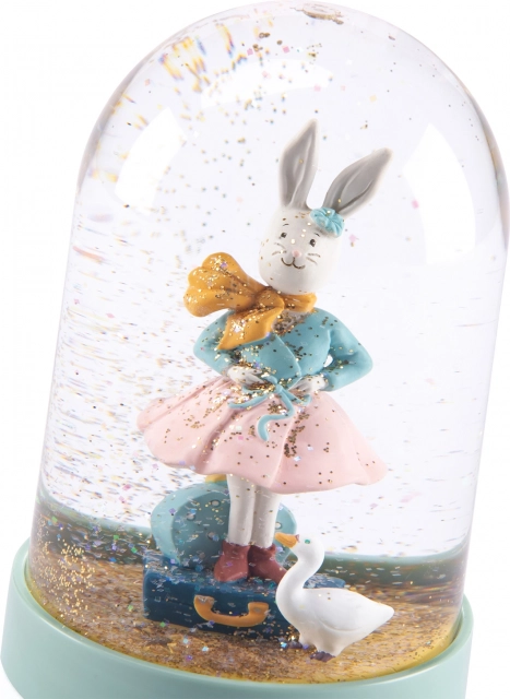 Sneeuwbol met konijntje van Moulin Roty