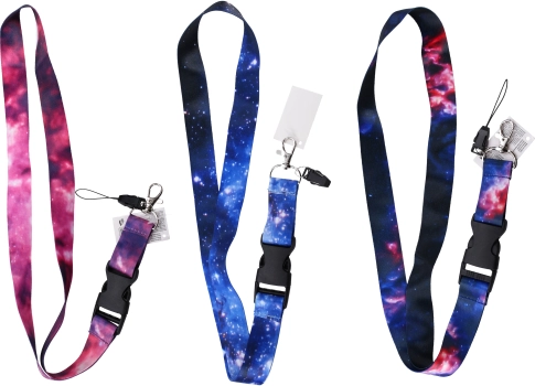Nekkoord sleutelhanger met plastic karabijnhaak Zodiac