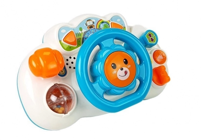 Interactief educatief stuur Baby Blue
