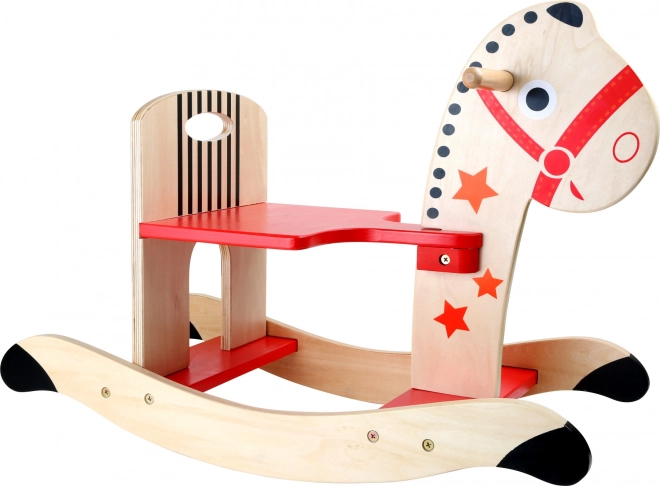 houten hobbelpaard met sterren small foot