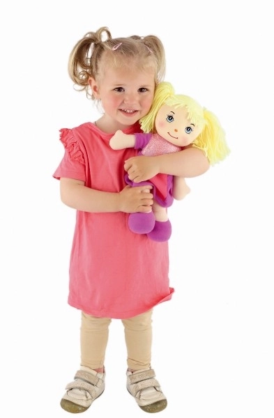 Panenka Culinka stoffen pop met blond haar 32cm 0m+