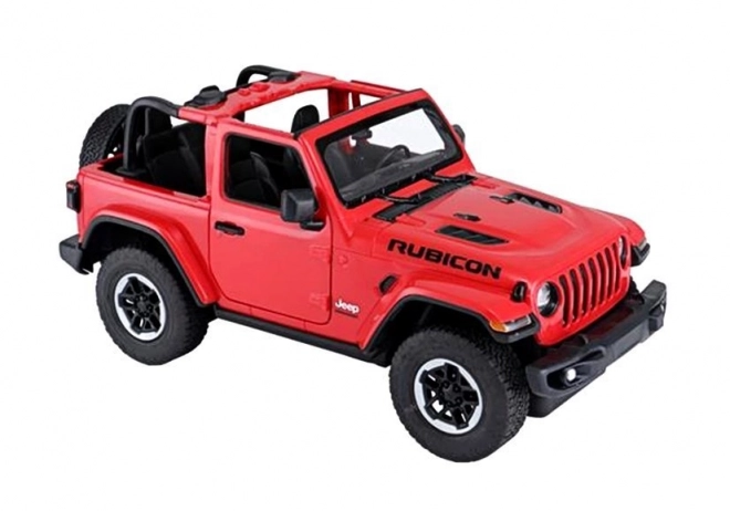Auto R/C Jeep Wrangler Rubicon 1:14 Rastar – Rood