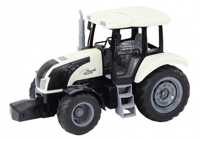 Op afstand bestuurbare tractor RC 2.4G Geluiden Wit