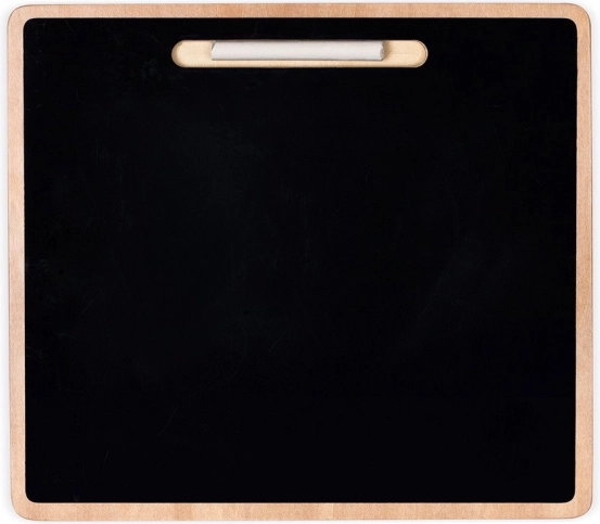 Dubbelzijdig bord met krijtbord