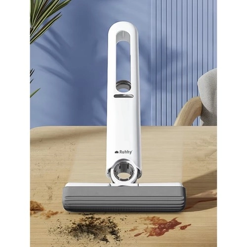 Compacte mini mop met vervangende reinigingskoppen
