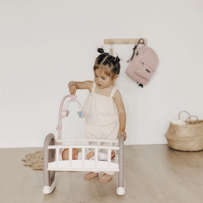 Smoby Baby Nurse wieg met mobiel voor poppen