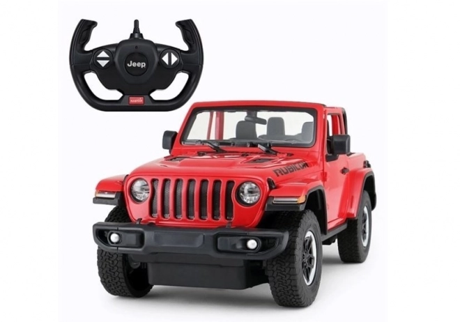 Auto R/C Jeep Wrangler Rubicon 1:14 Rastar – Rood