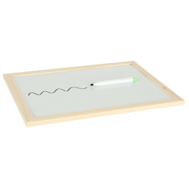 Houten magnetisch bord - stad