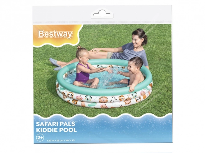 Bestway kinder opblaasbaar zwembad Safari dieren