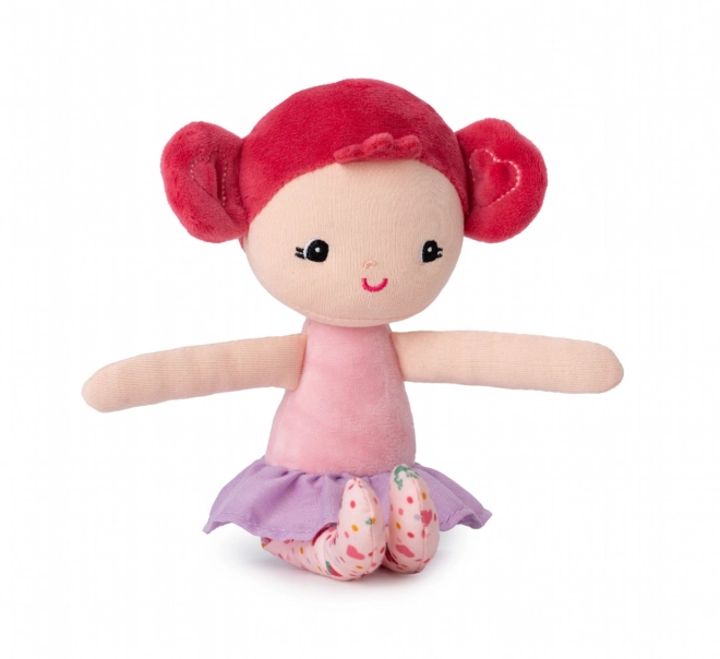 Hartvormige handtas met pop Aline van Lilliputiens