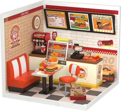 Miniatuurhuisje Restaurant Mňam Mňam Burger