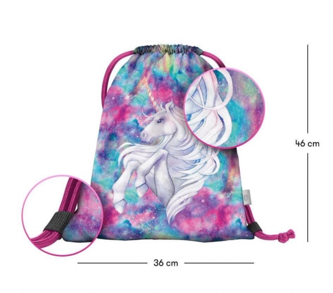 BAAGL SET 5 Shelly Eenhoorn: boekentas, etui, zak, mappen, doos