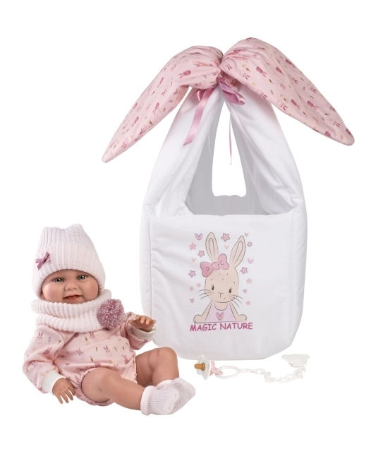 Llorens 73902 NIEUWE GEBOREN MEISJE - realistische pop baby met volledig vinyllichaam - 40 cm