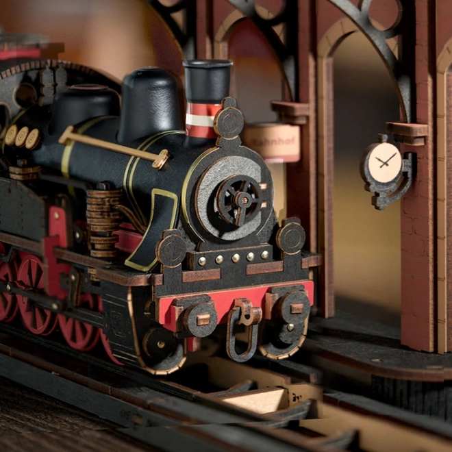 RoboTime 3D houten puzzel Vintage stoomlocomotief