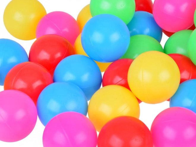 Kleurrijke ballen van 6cm 50 stuks van zacht plastic ZA5411