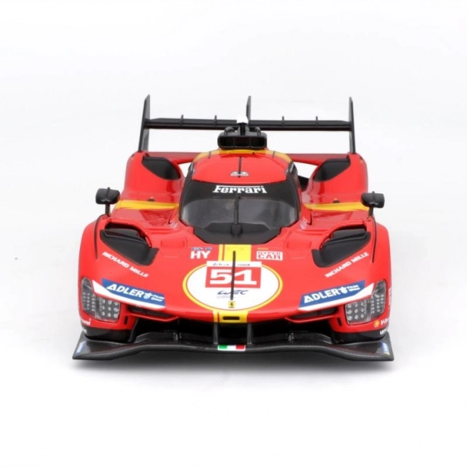 Bburago 1:24 Ferrari Racing - 499P LMH - Rood #51