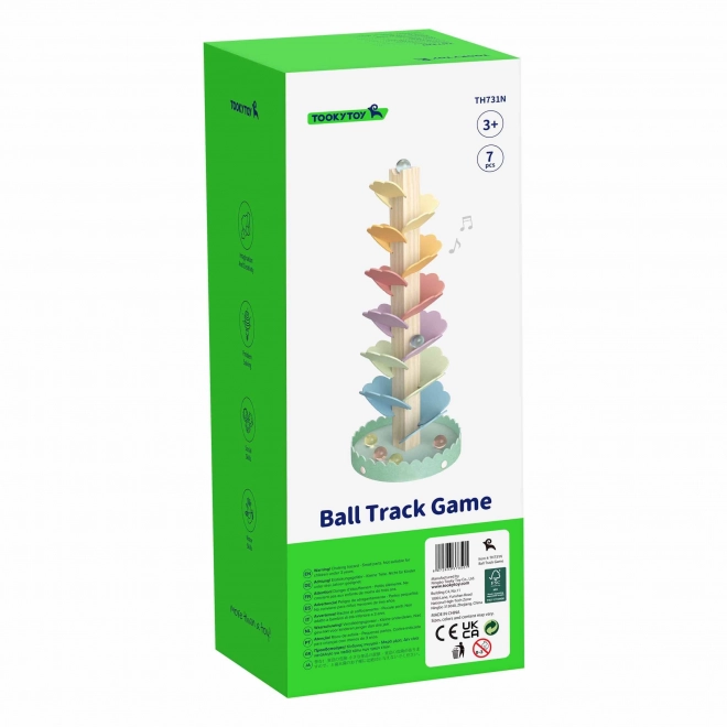 Houten spiraaltoren Tooky Toy voor kinderen