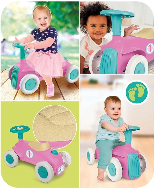CLEMENTONI Loopwagen BABY Mijn eerste auto roze (Play For Future)