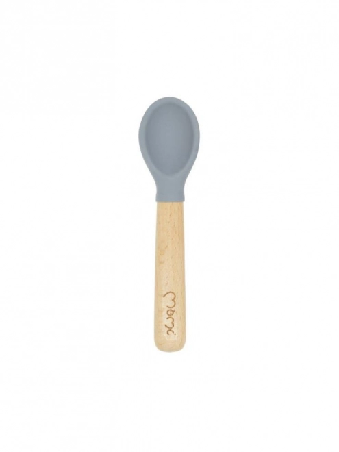 MoMi AMI kinder siliconen eetset grijs