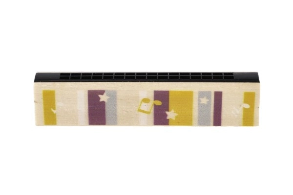 Houten blaasmondharmonica voor kinderen