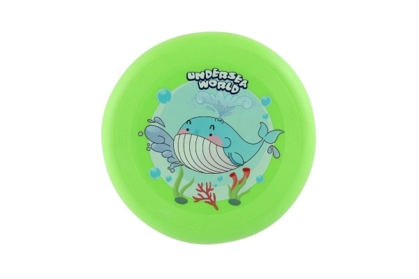 Vliegende/gooiende schijf rubber 18cm