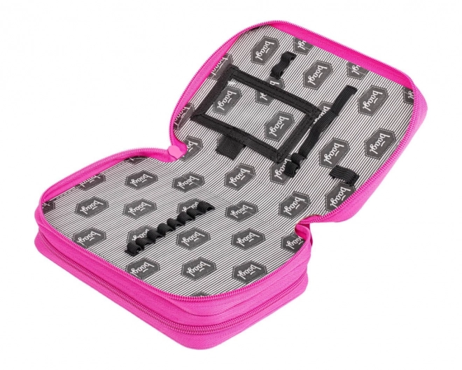 BAAGL School etui tweelaags Logo roze