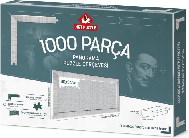 Puzzel­lijst 96x34 cm wit