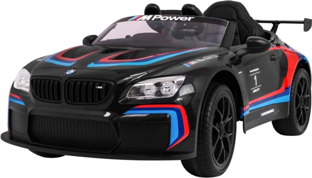 Elektrische kinderauto BMW M6 GT3 – zwart