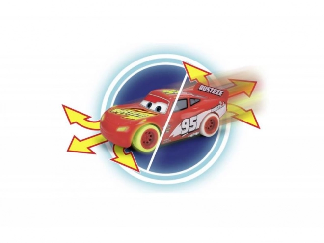 RC Auto's Blesk McQueen Turbo Glow Racers 1:24, 2-kanaals