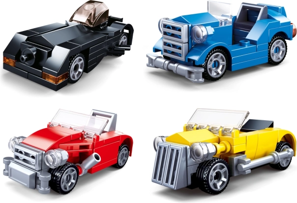 Sluban hot rod bouwset voor kinderen